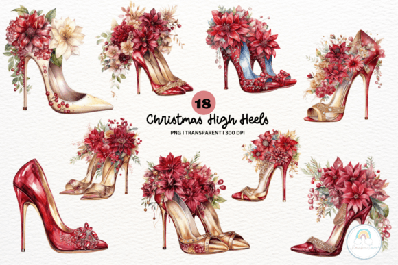 Download Christmas High Heels Fashion Shoes - Christmas Collection