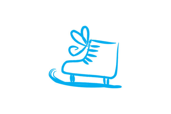 Download Christmas Icon Ice Skating Shoes Vector - Christmas Collection